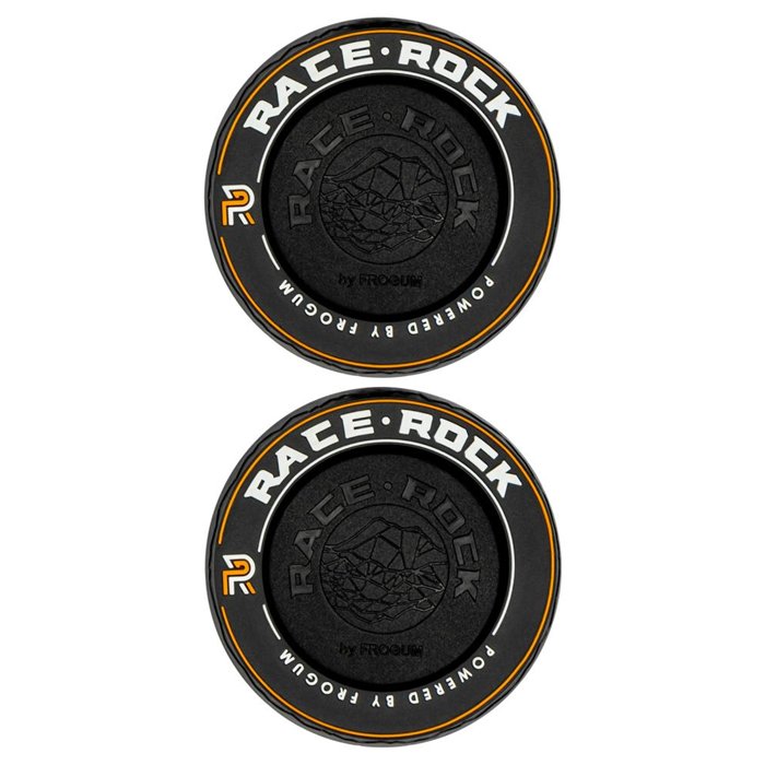 COPPIA ANELLI RACE ROCK VELOUR ARANCIONE