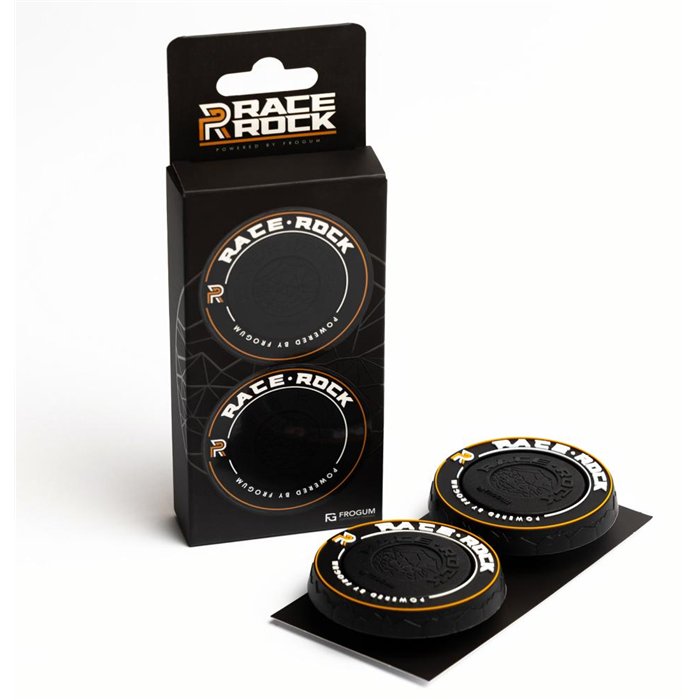 COPPIA ANELLI RACE ROCK VELOUR ARANCIONE