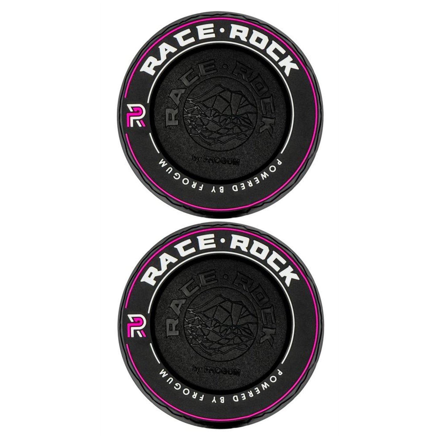 COPPIA ANELLI RACE ROCK VELOUR ROSA