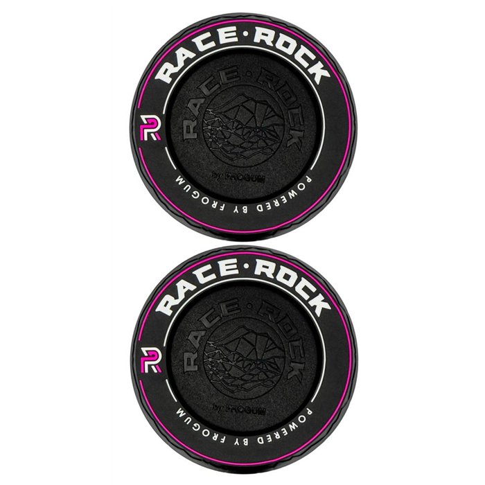 COPPIA ANELLI RACE ROCK VELOUR ROSA