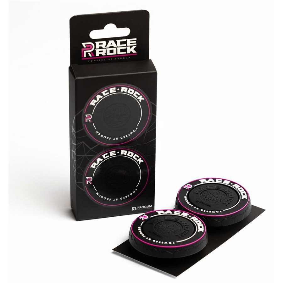 COPPIA ANELLI RACE ROCK VELOUR ROSA