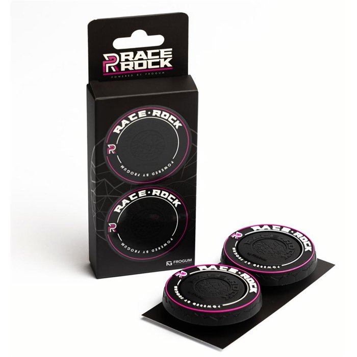 COPPIA ANELLI RACE ROCK VELOUR ROSA