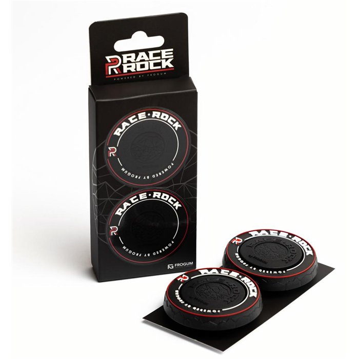 COPPIA ANELLI RACE ROCK VELOUR ROSSO