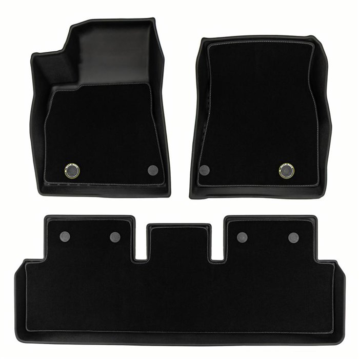 SET TAP. RACE ROCK VELOUR TESLA MODEL 3