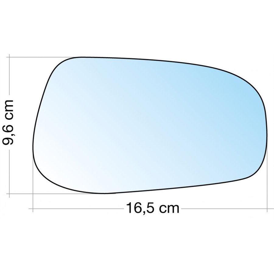 SPECCHIO DX CROM. CURVO VOLVO S60/V70 04˃09