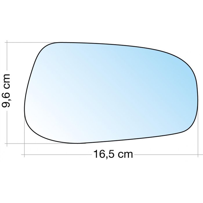 SPECCHIO DX CROM. CURVO VOLVO S60/V70 04˃09