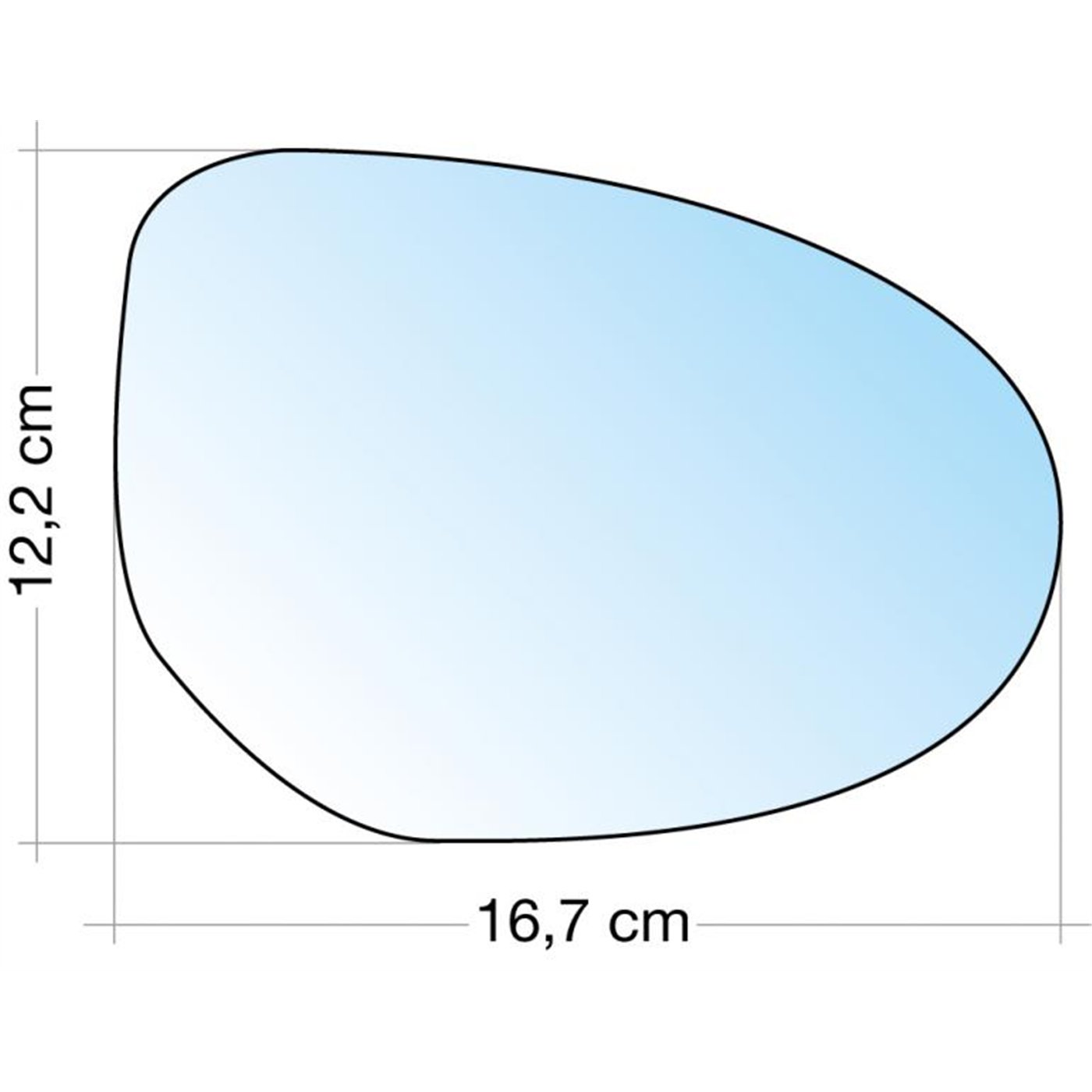 SPECCHIO MAZDA 2 08˃ DX CROM CURVO