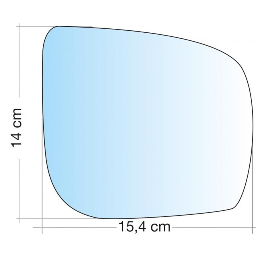 SPECCHIO DX CROM. CURVO SUBARU IMPREZA  10˃