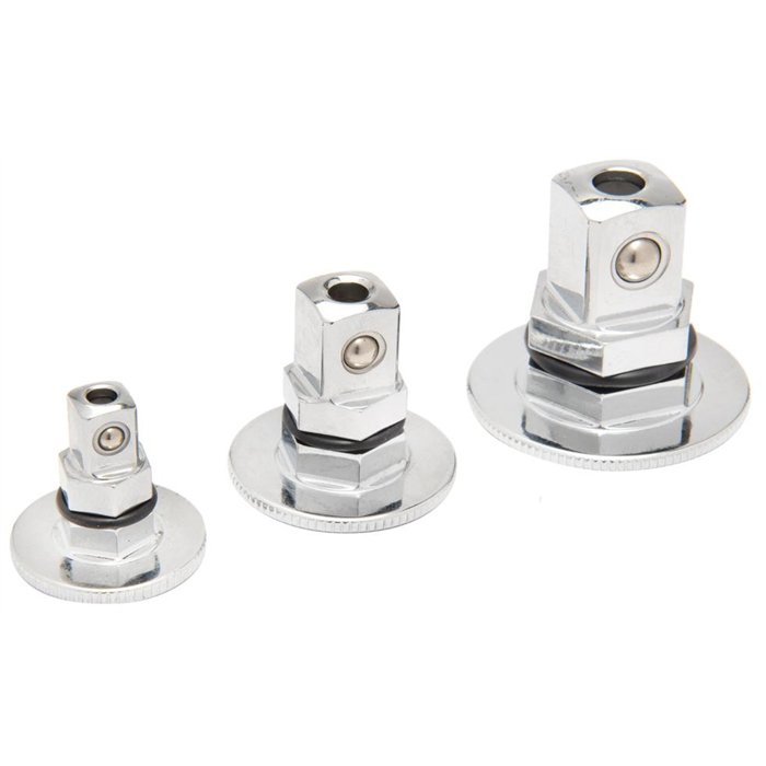 Set adattatori 1/4", 3/8", 1/2" 3 pz
