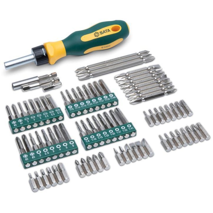 Set cacciaviti a cricchetto 80 pz