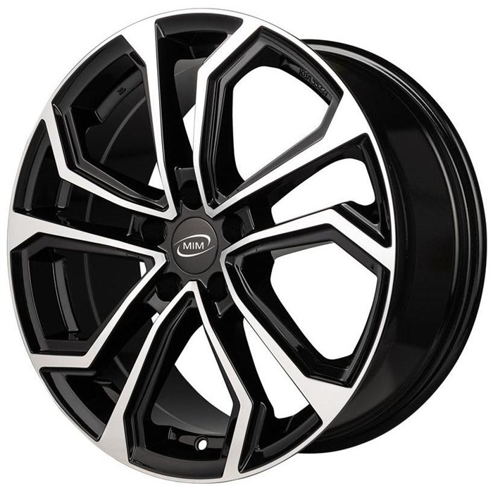 CER. L. CA9G8 ESIS 8X18 5X112 ET 45 66,5 BLACK MIRROR (Omol. NADS004) (lente 60mm - C60)