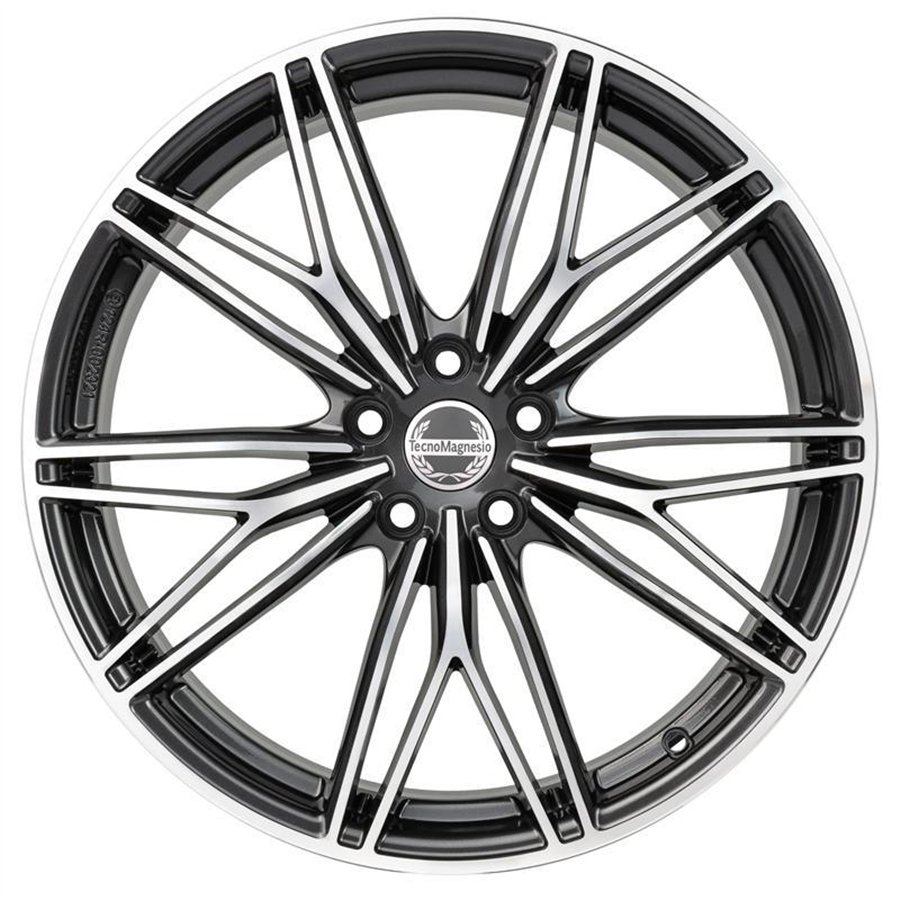 CER. L. CA9H6 MOTORSPORT 8X20 5X112 66,5 ET 35 GUN METALLIC MIRROR (Omol. ECE) (Lente 60 mm)