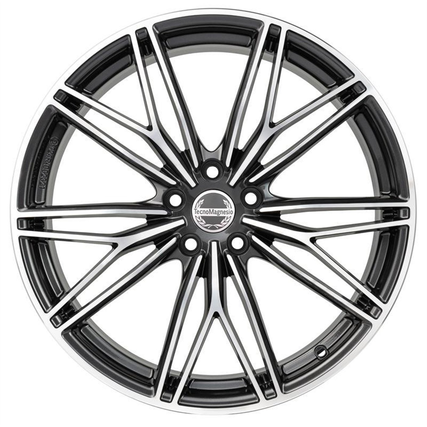 CER. L. CA9H6 MOTORSPORT 8X20 5X112 66,5 ET 35 GUN METALLIC MIRROR (Omol. ECE) (Lente 60 mm)