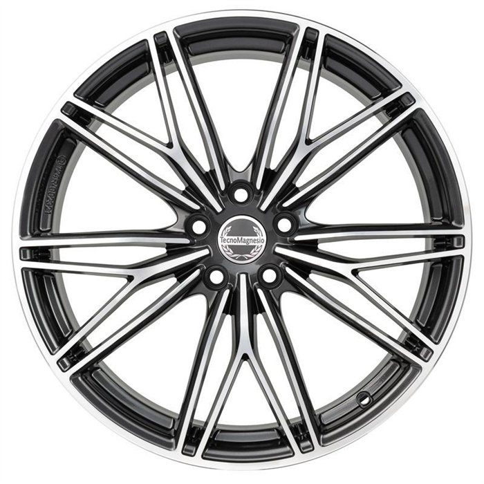 CER. L. CA9H6 MOTORSPORT 8X20 5X112 66,5 ET 35 GUN METALLIC MIRROR (Omol. ECE) (Lente 60 mm)