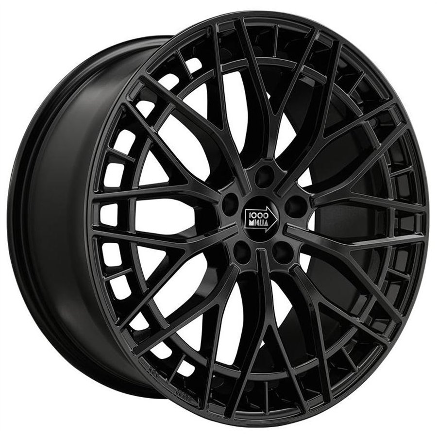 CER. L. CA5H7 MM1005 9X20 5X112 ET 40 66,5 GLOSSY BLACK (Omol. NADS244) (lente 60mm - C60)