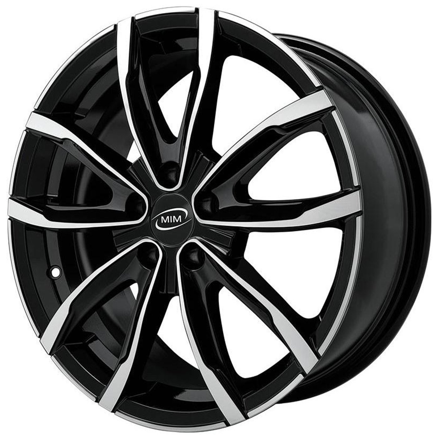 CER. L. CA1V9 EVO001 6,0X15 5X100 ET 35 60,1 BLACK POLISHED (NADT081) (Lente 60mm - C60)