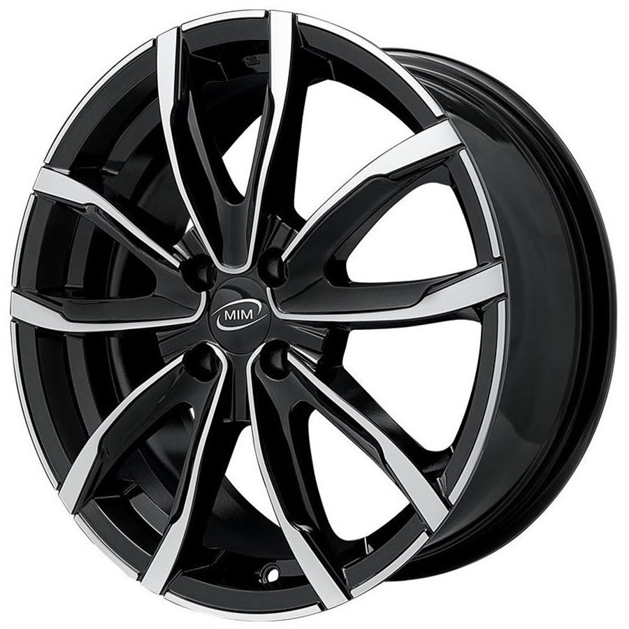 CER. L. CA1V9 EVO001 7,0X17 4X108 ET 20 65,1 BLACK POLISHED (NADT080) (Lente 60mm - C60)