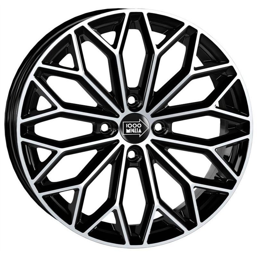 CER. L. CA1N8 MM1034 7X17 4X108 ET 44,5 63,4 BLACK POLISHED (Omol. NADT111) (lente 60mm - C60)