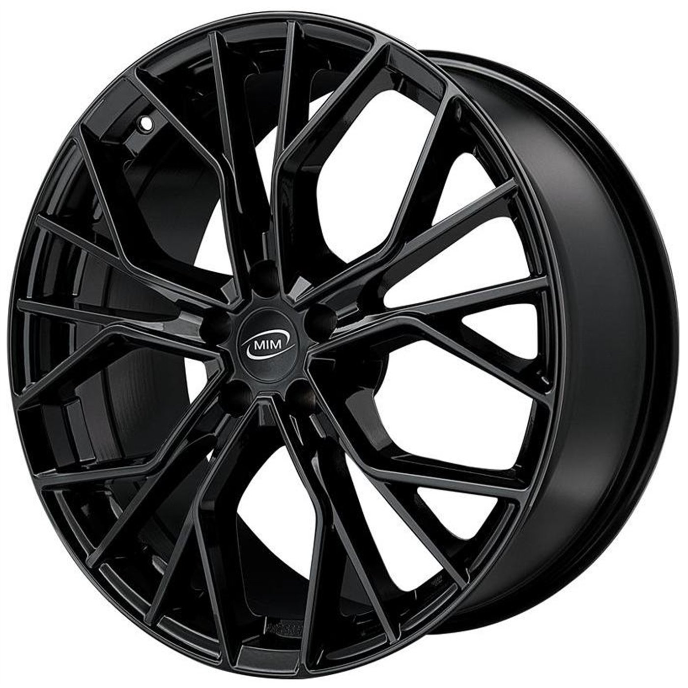 CER. L. CA9G6 ANKY 7,5X17 5X112 ET 35 66,5 GLOSSY BLACK (Omol. NADT199) (lente 60mm - C60)
