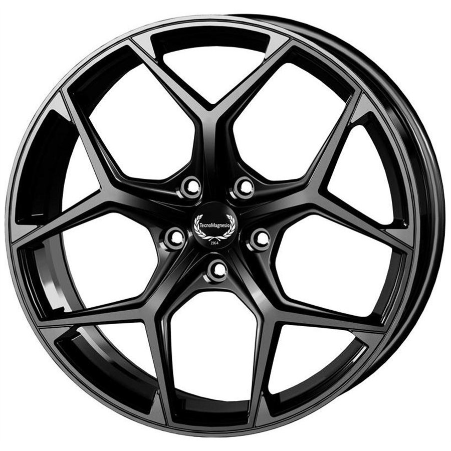 CER. L. CA1S7 TMg02 8,5X20 5X112 ET 35 66,5 GLOSSY BLACK (Omol. NAD IN CORSO) (Cup OE Audi - SF12,8)