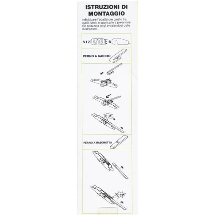 Spazzole tergicristallo Tergiplus 28 cm