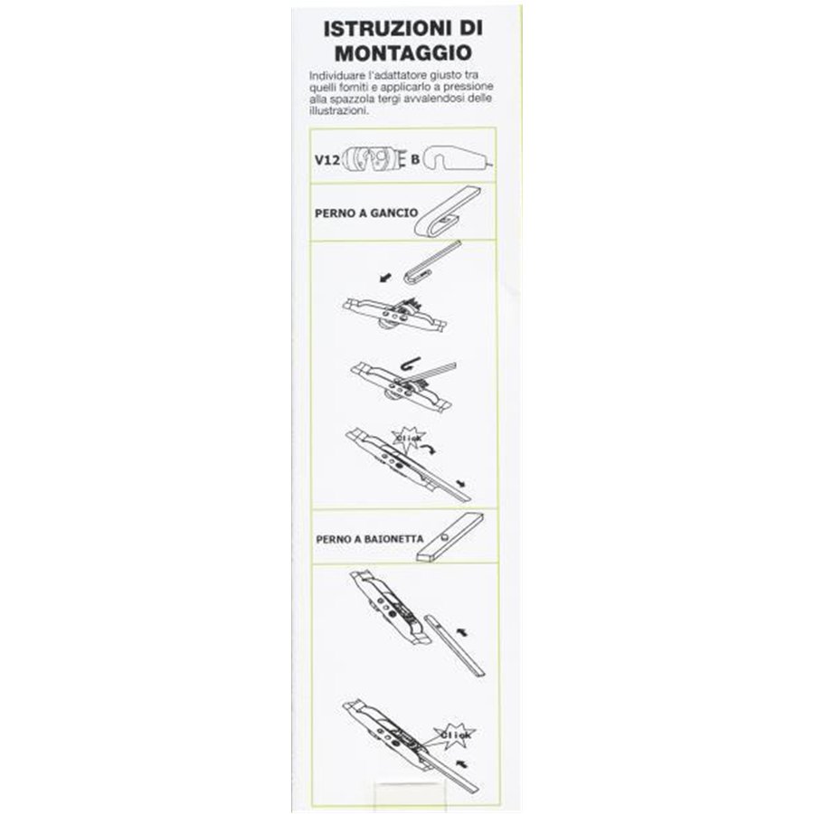 Spazzola tergicristallo Tergiplus 28 cm