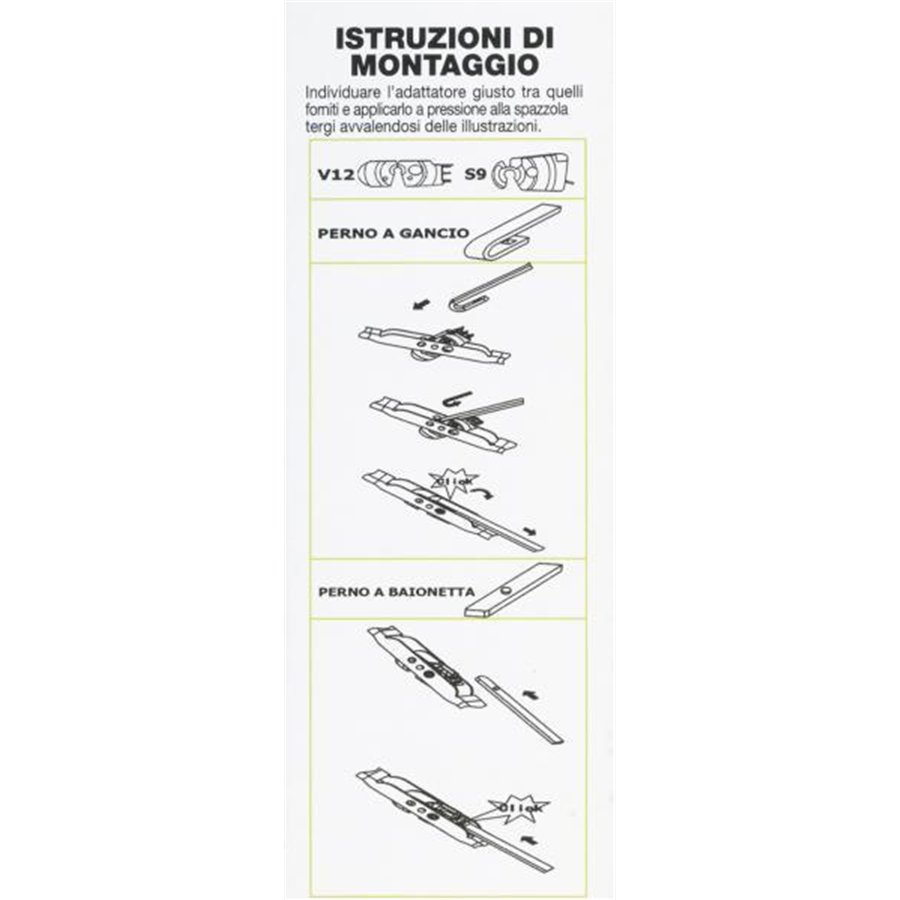 Spazzole tergicristallo Tergiplus 60/40 cm