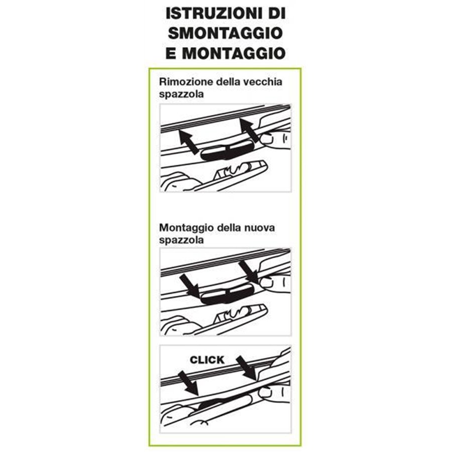 Spazzola tergilunotto Tergiplus 503