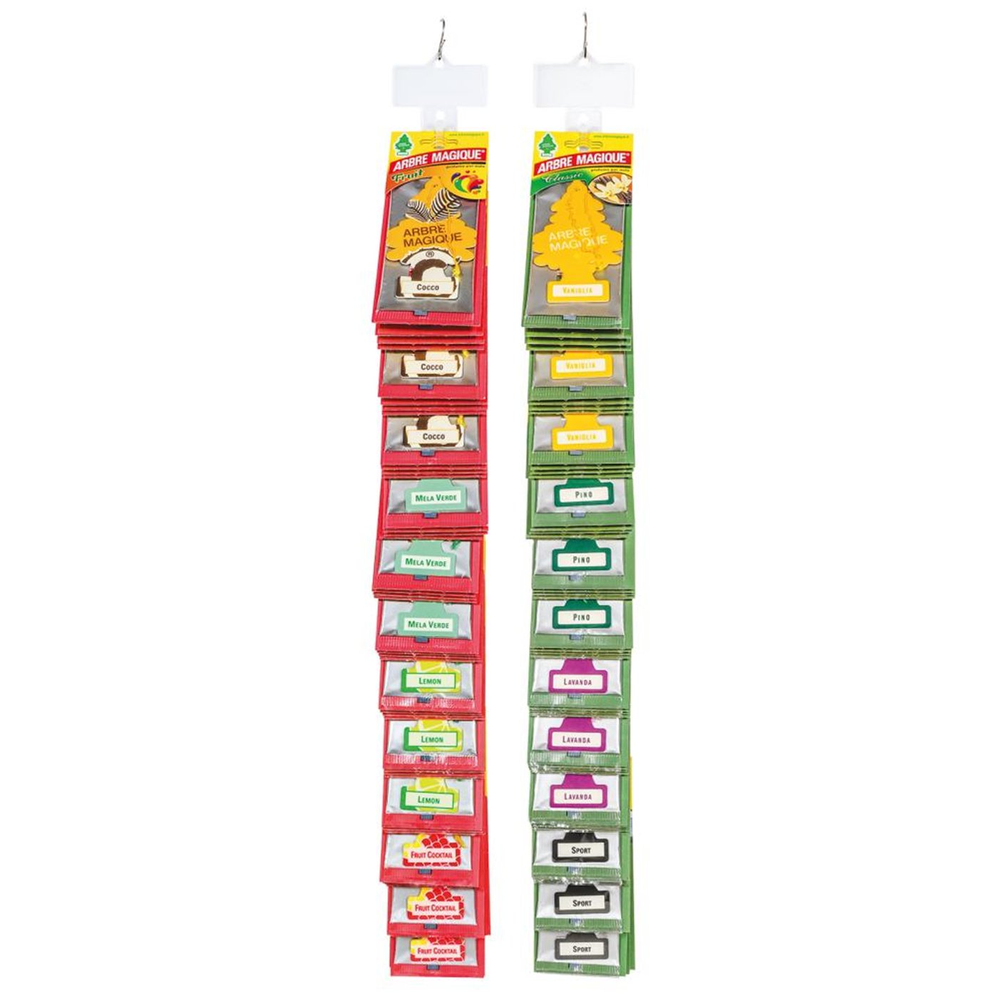 DOPPIA STRIP 96 PZ AM (12Vaniglia,12Pino,12Lavanda,12Sport,12Cocco,12Mela,12Lemon,12Fruit)