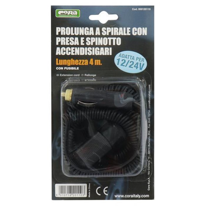 Prolunga presa accendisigari 4 m