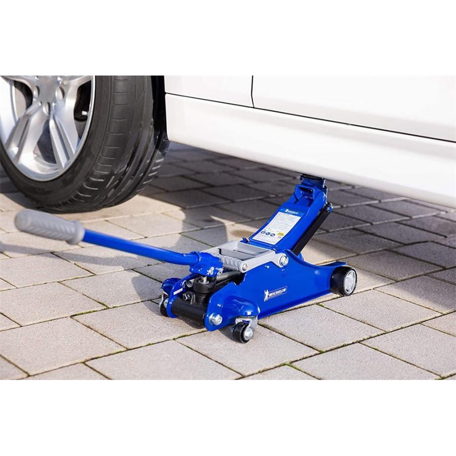 Cric idraulico a carrello 1,8T blu