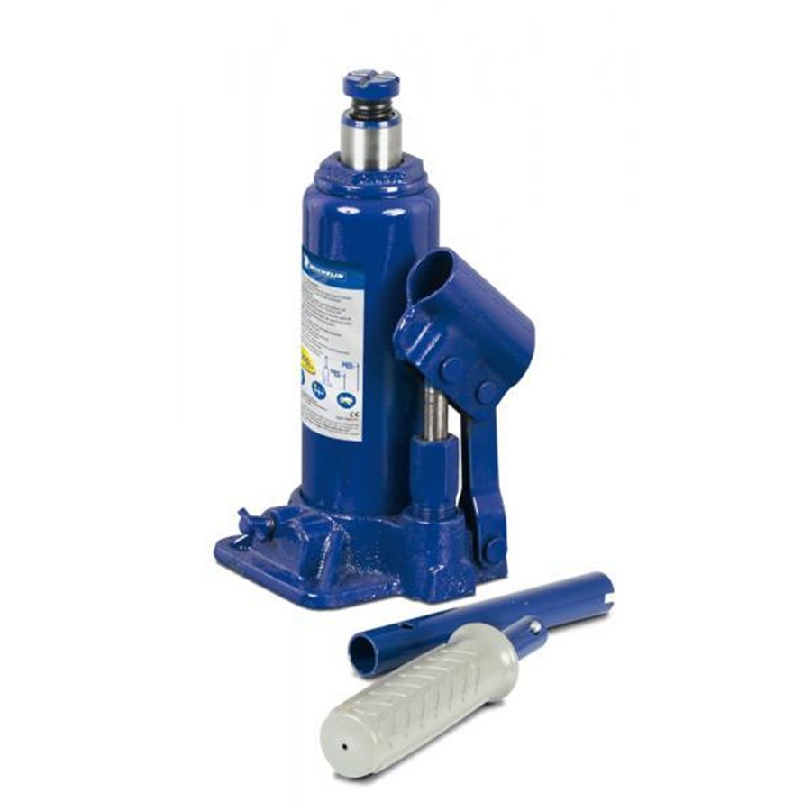 Cric a bottiglia 3T blu