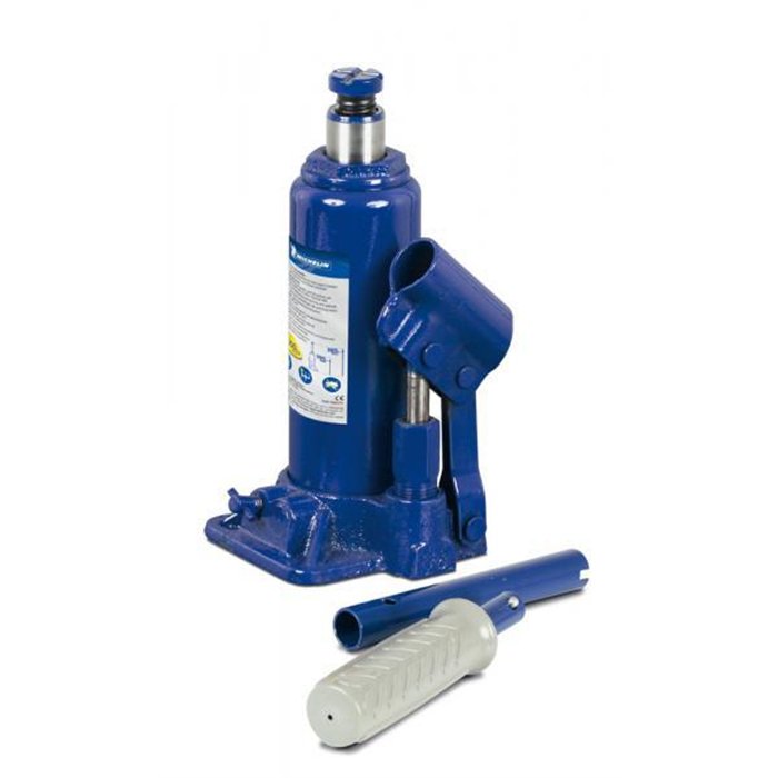 Cric a bottiglia 3T blu