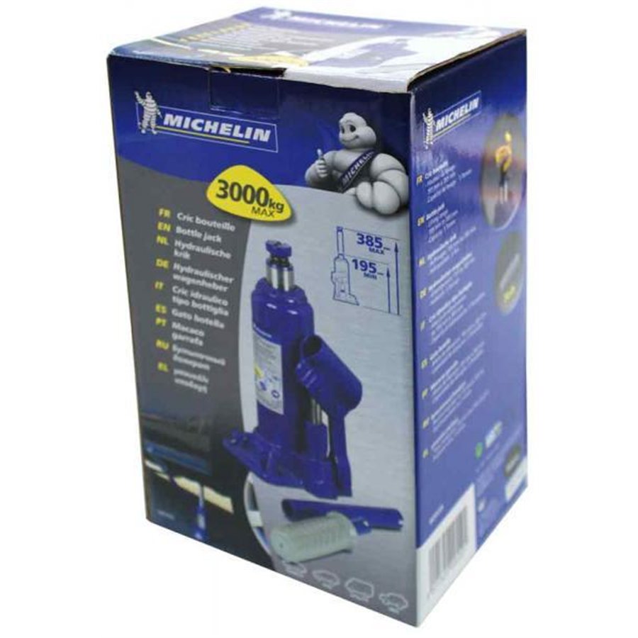 Cric a bottiglia 3T blu