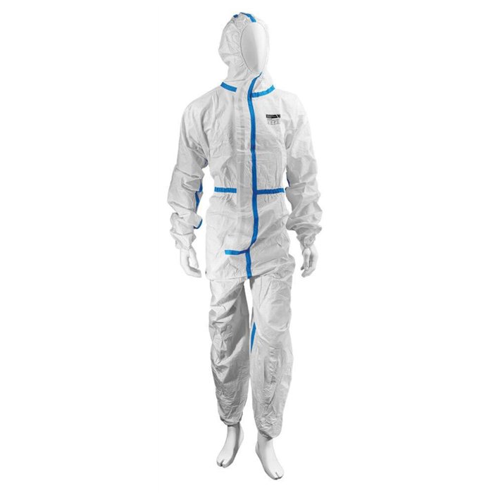 TUTA PROTEZIONE CHIMICA 5B-6B IN PLP+PE 65 GSM 2XL