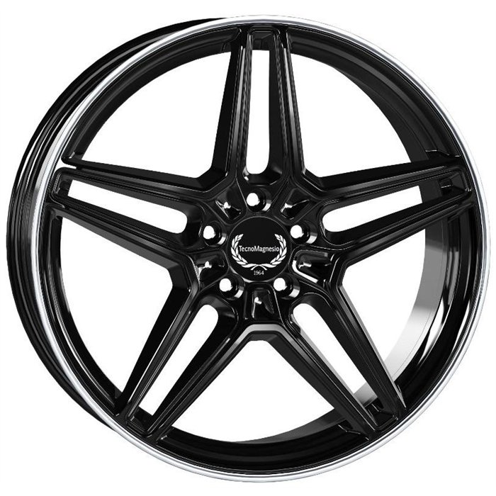 Cerchio in lega mod. TMG11 Black Mirror Lip 8,5x20 / 5 fori / PCD 112 / ET 45 / foro centrale 66,6
