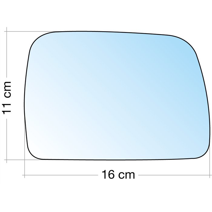 SPECCHIO C/PIASTRA DX CROM. CURVO BMW X3 05˃09
