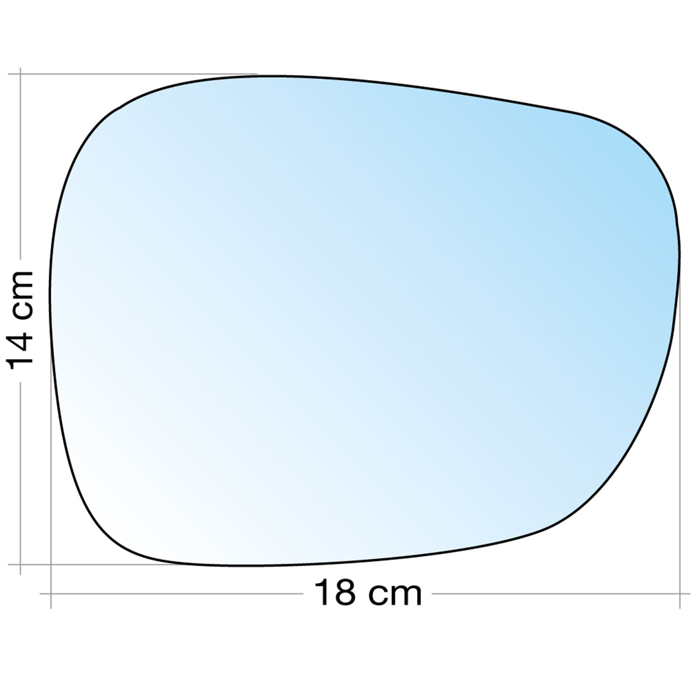SPECCHIO C/PIASTRA DX CROM. ASF. TERM. BMW X1 09˃12, X3 10˃