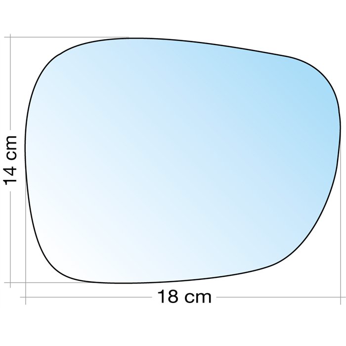 SPECCHIO C/PIASTRA DX CROM. ASF. TERM. BMW X1 09˃12, X3 10˃
