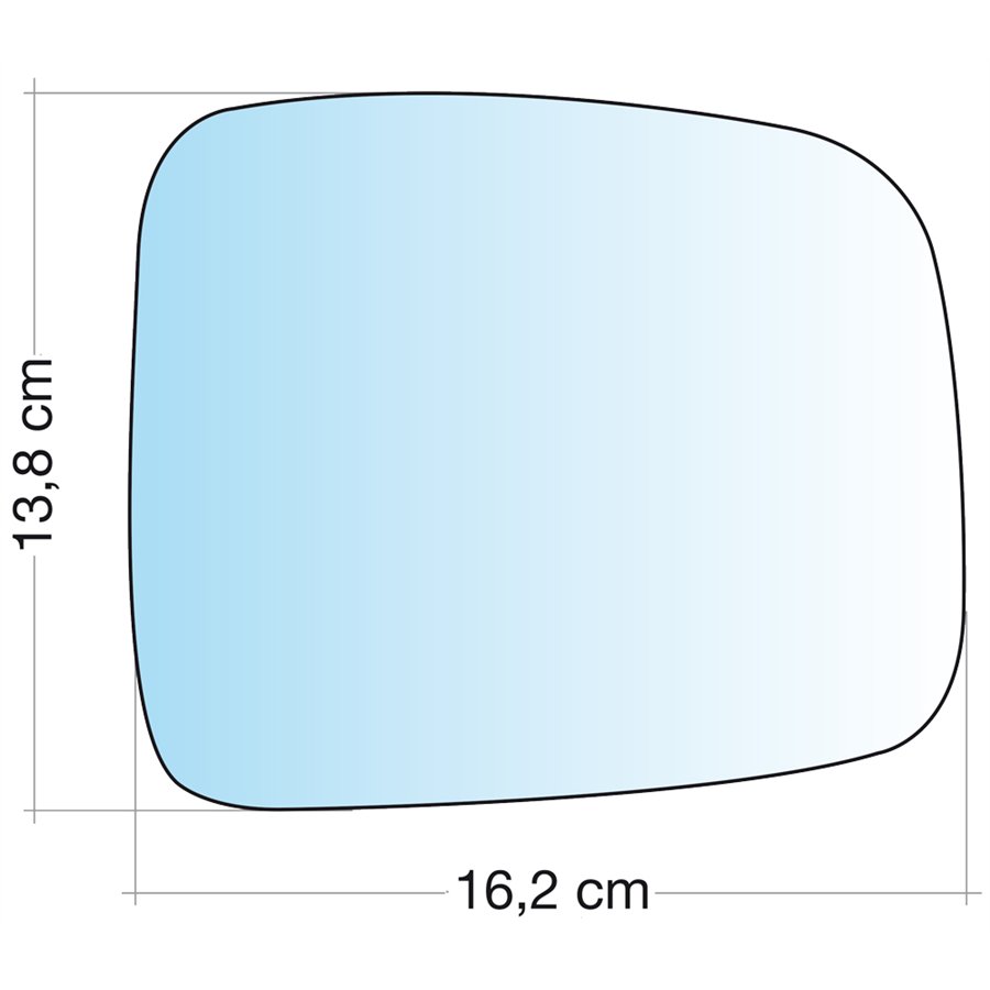 SPECCHIO C/PIAS. DX CROM CURVO CHEROKEE 02˃08