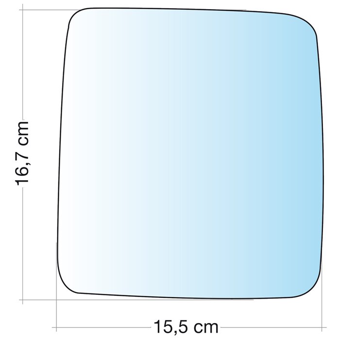 SPECCHIO C/PIAS. DX CROM TERM OPEL COMBO 02˃11
