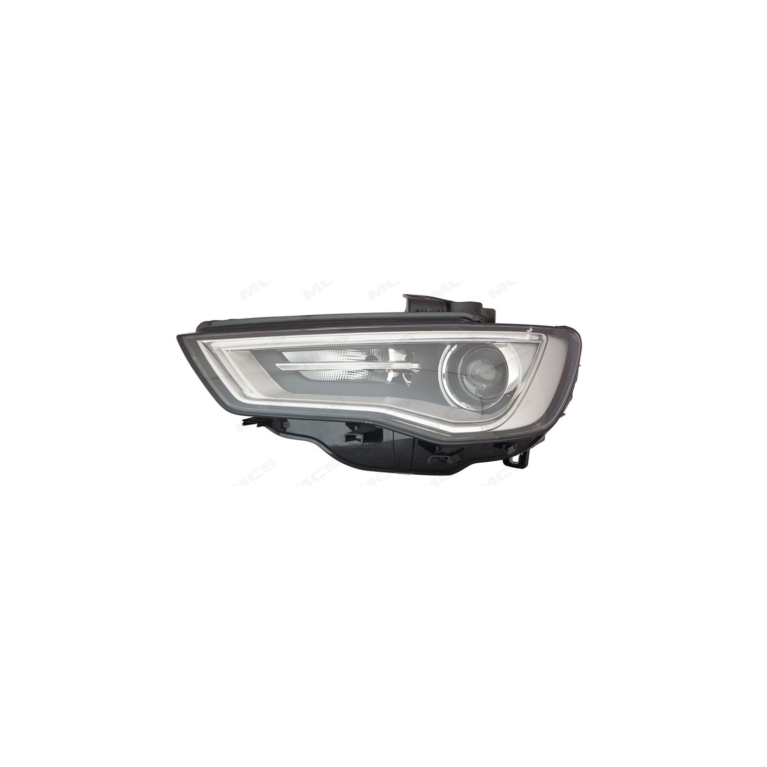 PROIETTORE F5668 AUDI A3 12 GRIGIO LED DX