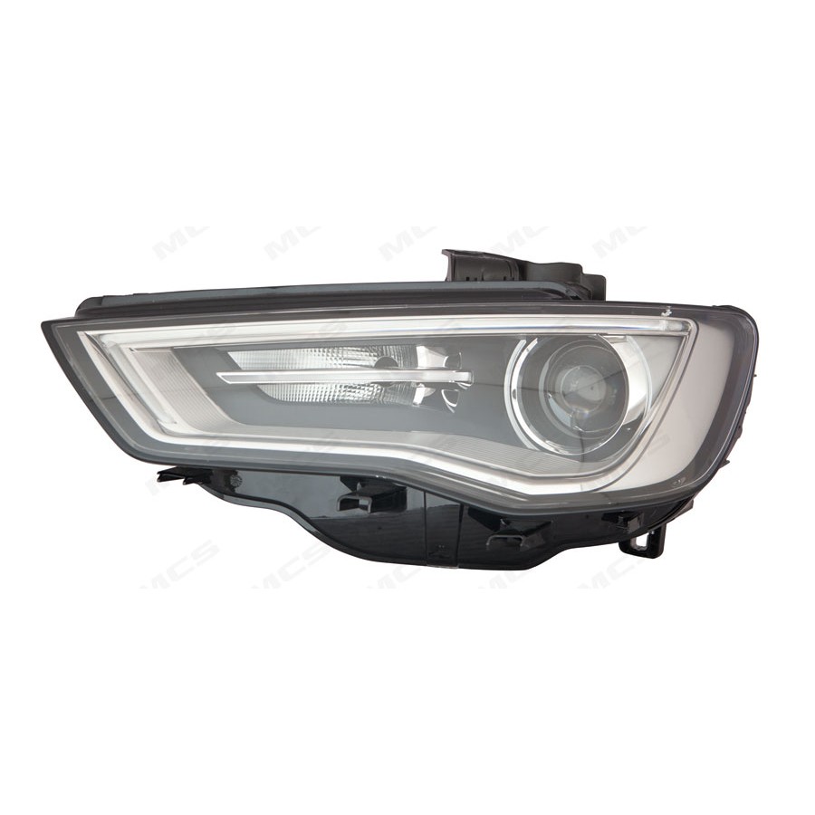 PROIETTORE F5668 AUDI A3 12 GRIGIO LED DX