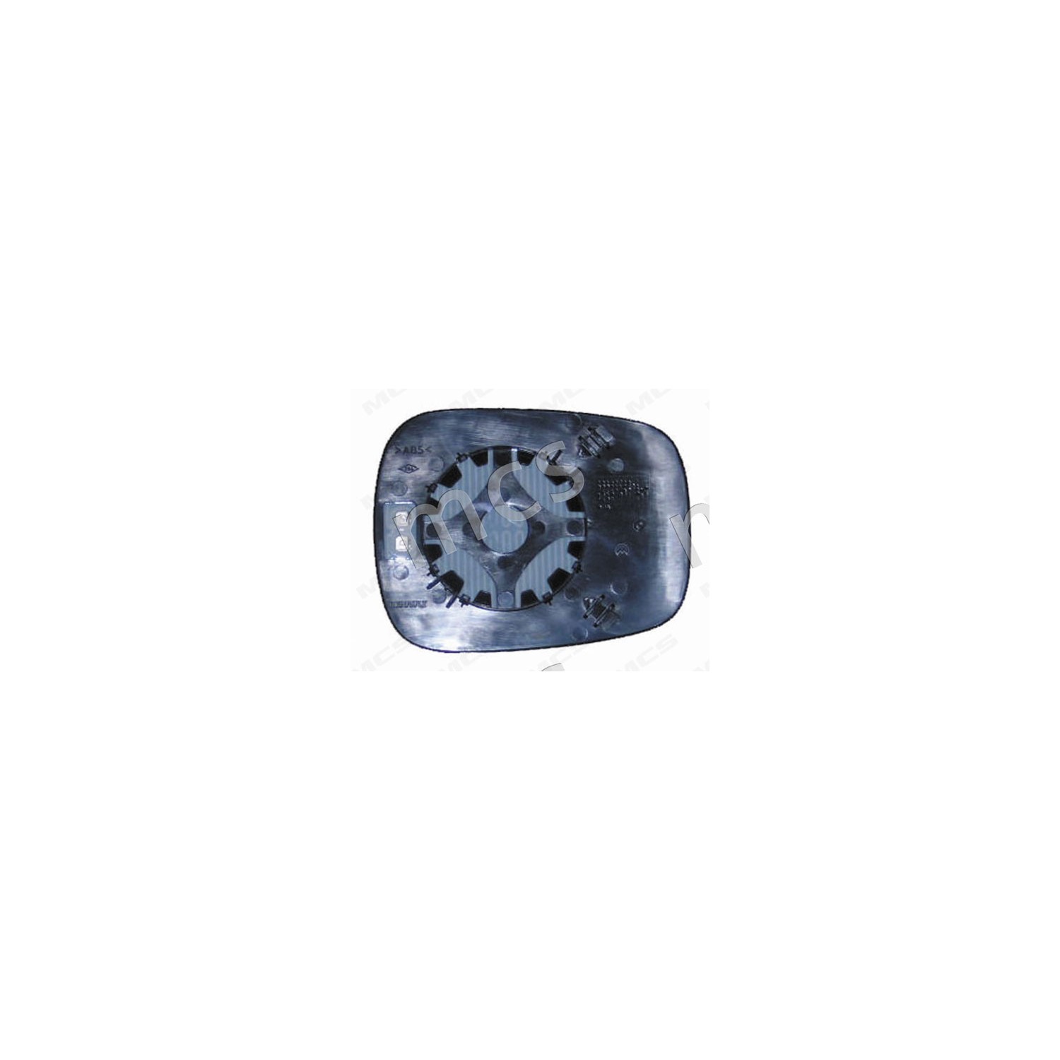 PIASTRA 14568 CON SPECCHIO CURVO RISC. K SX/DX