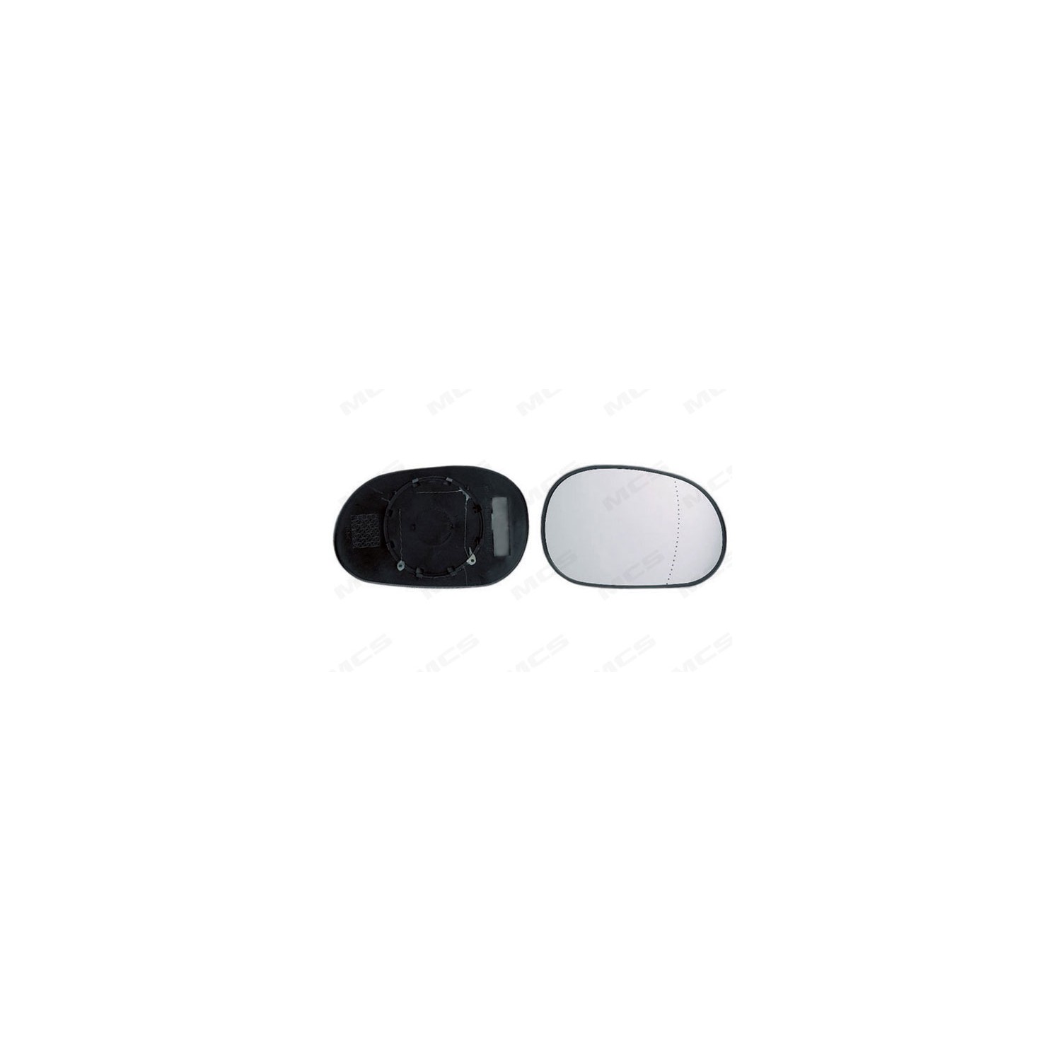 PIASTRA 14573 CON SPECCHIO CURVO LAGUNA- DX