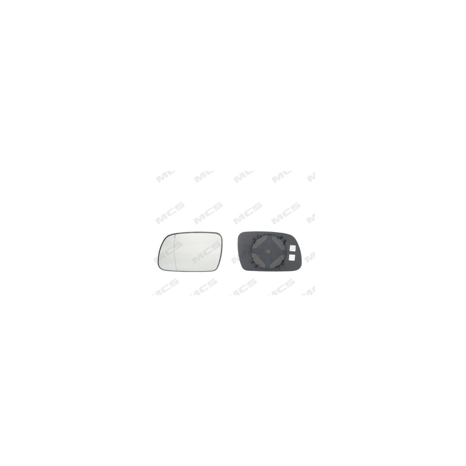 PIASTRA 14455 C/VETRO CURVO P.307 3/01- DX