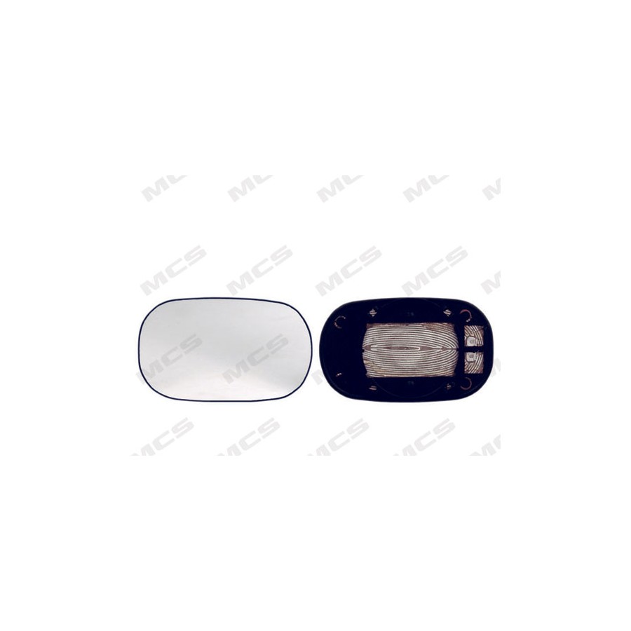 PIASTRA 14538 CON SPECCHIO CURVO RISC.FO SX/DX