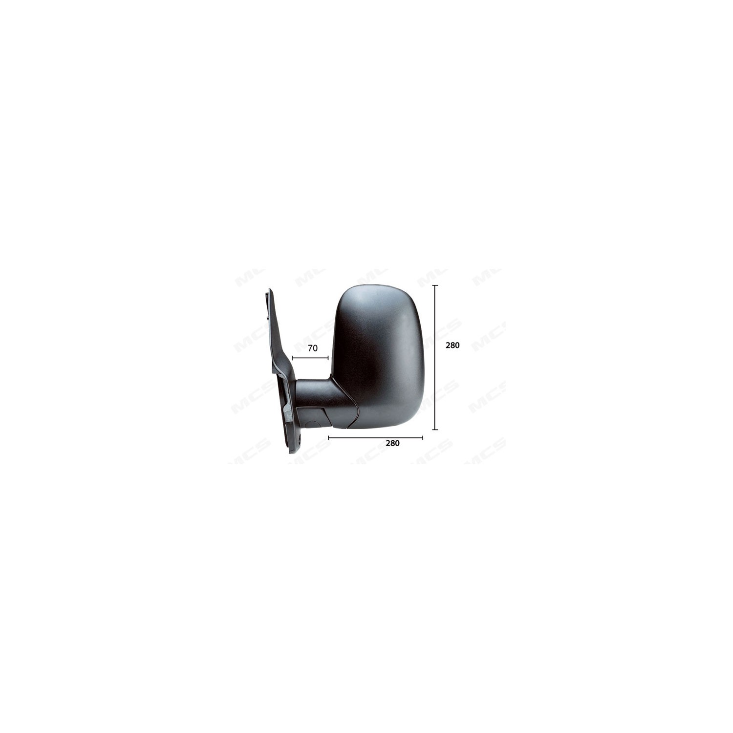 RETROVISORE 30928 EST.BRAC.CORTO TRANSIT DX