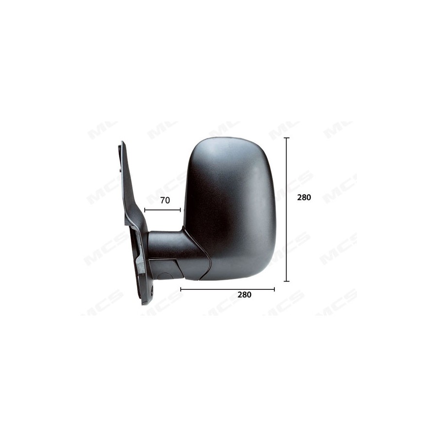 RETROVISORE 30928 EST.BRAC.CORTO TRANSIT DX