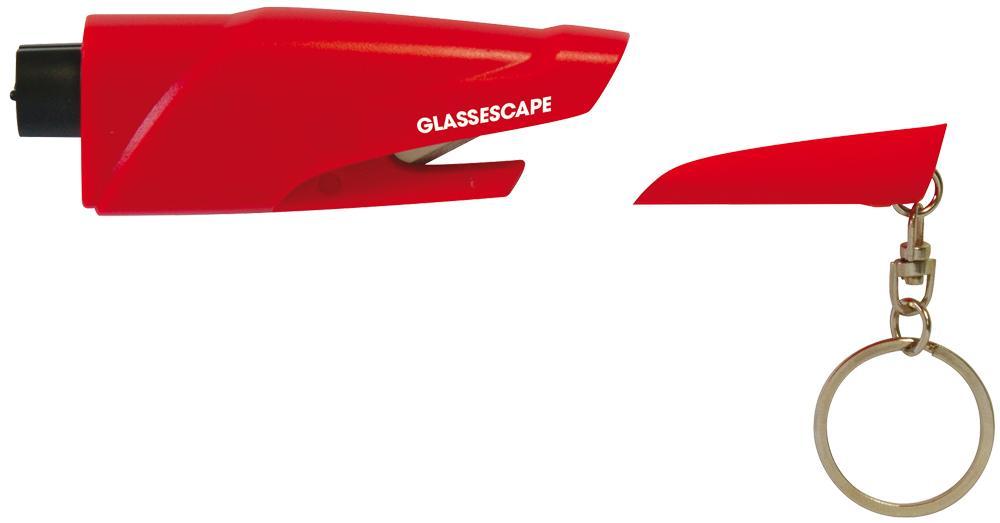 Martelletto D'emergenza Rompivetro Tagliacinture Glassescape